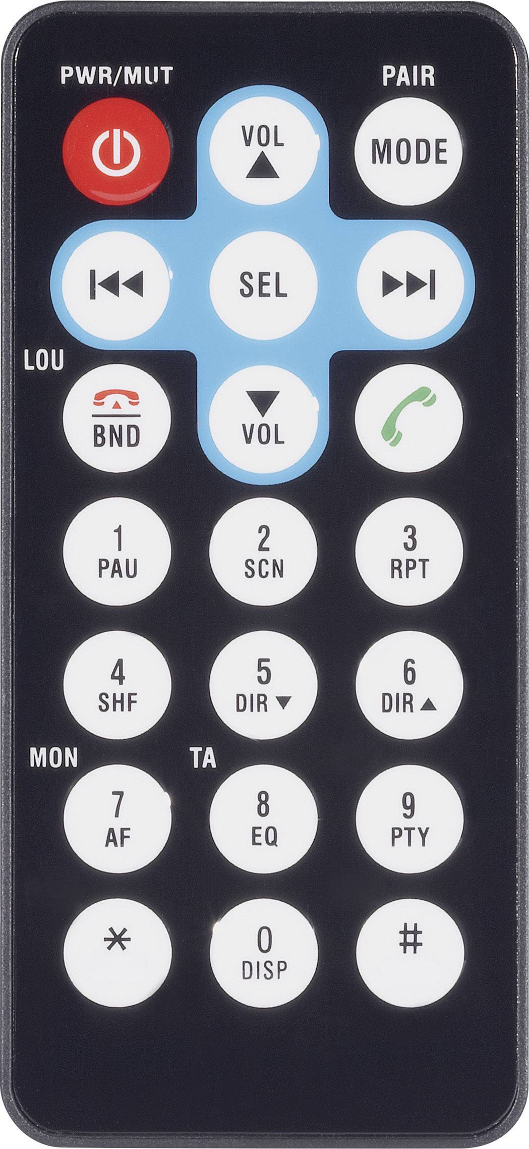 Renkforce BT-RSD1802K Autoradio inkl. Fernbedienung, Bluetooth®-Freisprecheinrichtung