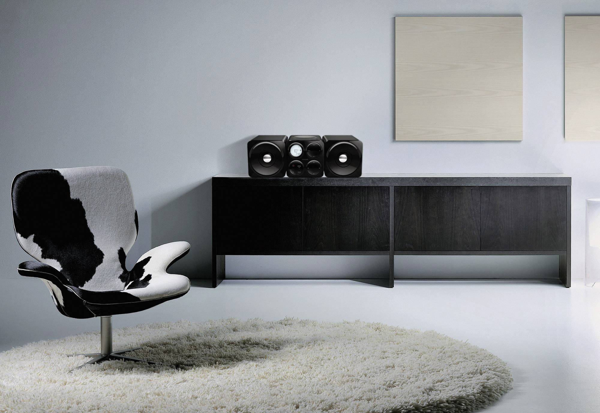 Philips MCM1050B , Schwarz