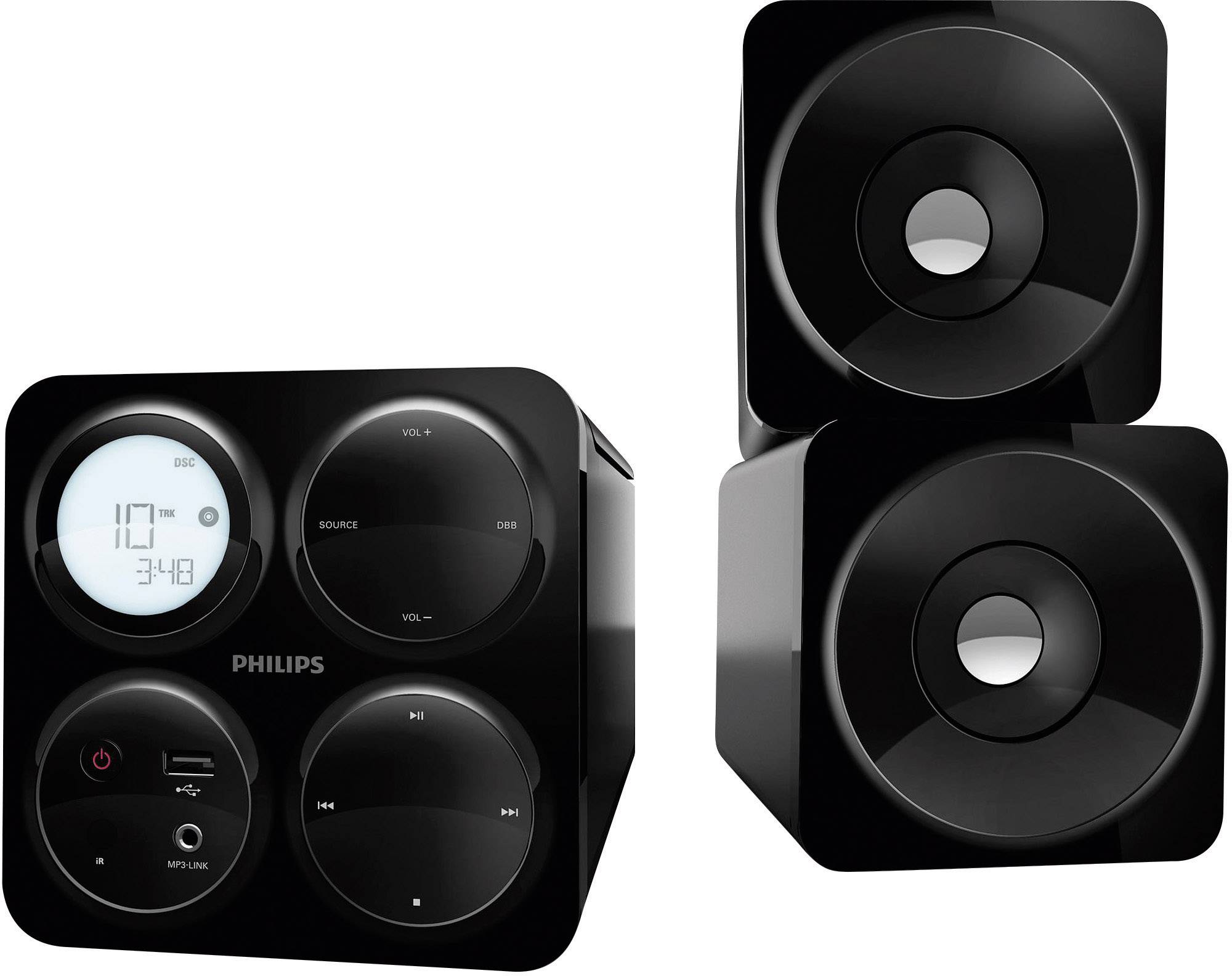 Philips MCM1050B , Schwarz