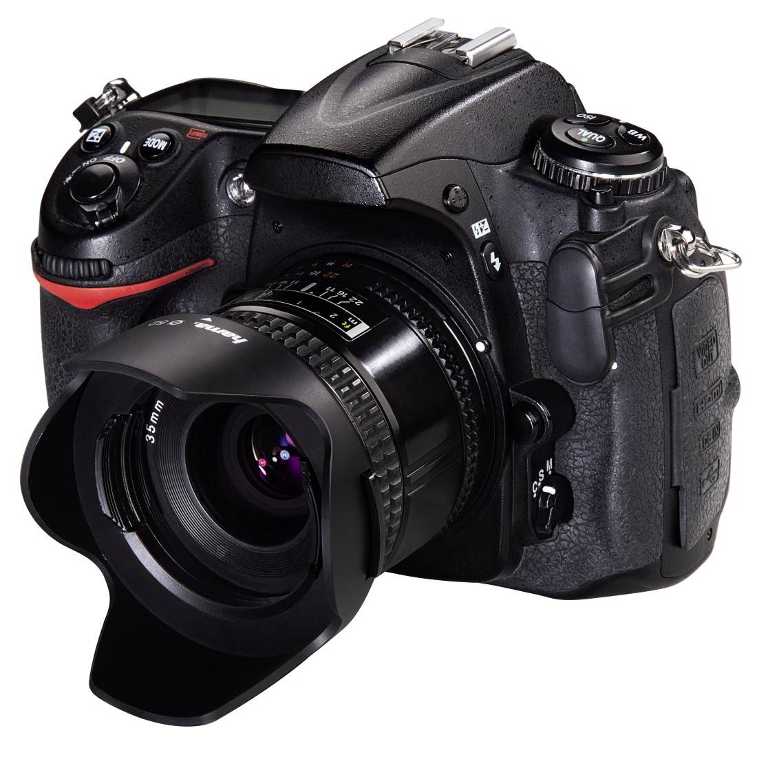 Hama 00093662 Gegenlichtblende mit Objektivdeckel