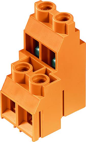 Weidmüller 1926350000 Doppelstockklemme 4 mm² Polzahl 4 Orange 10 St.
