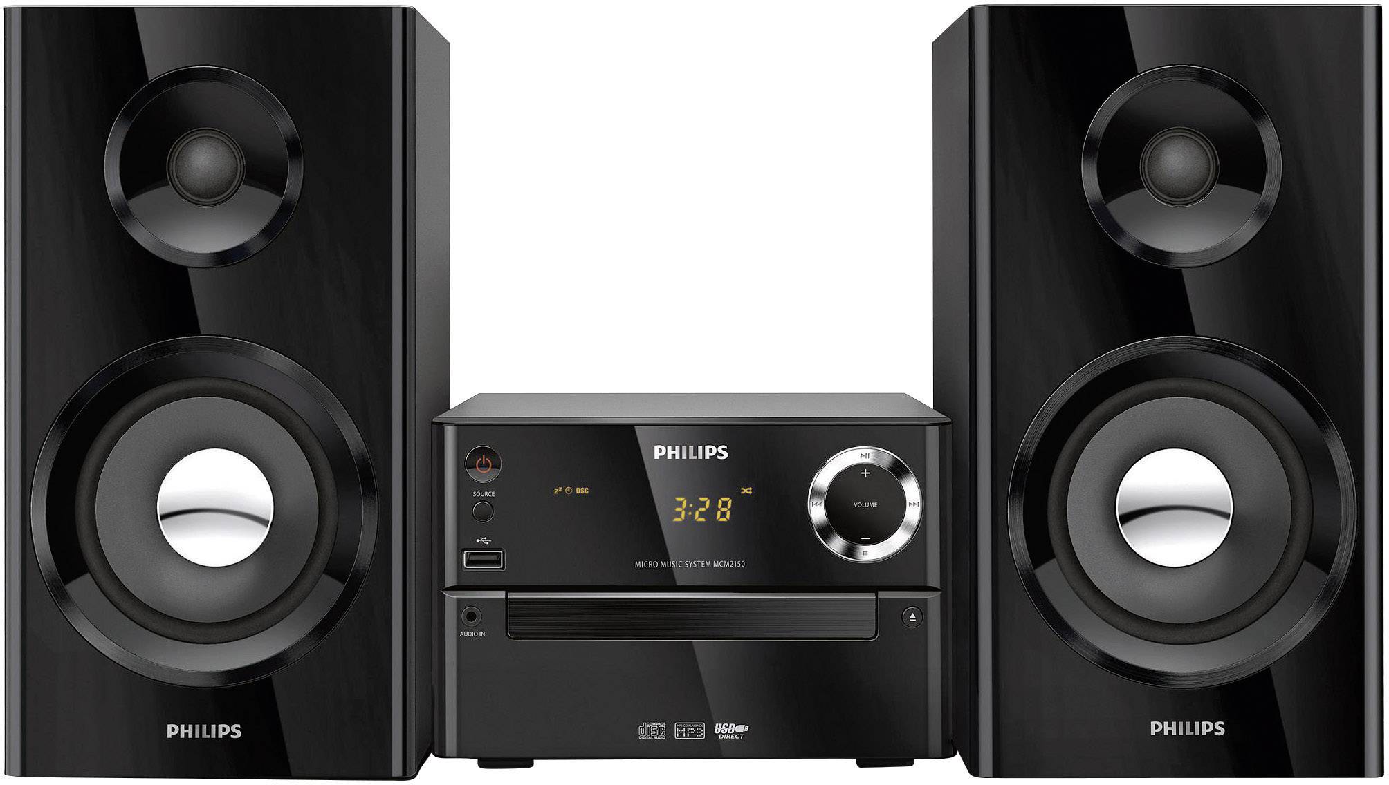 Philips MCM2150 Stereoanlage , Schwarz