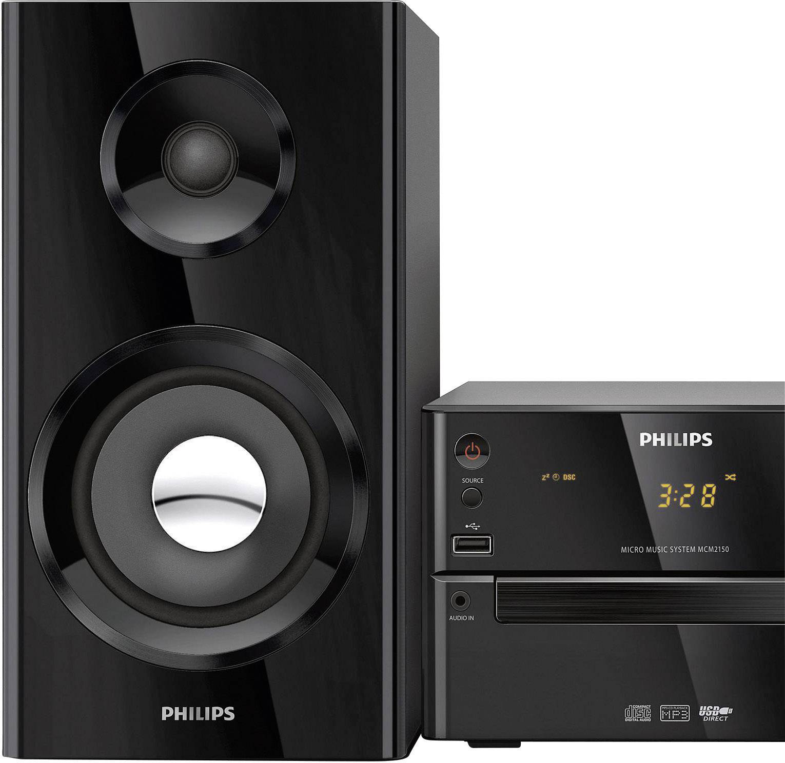 Philips MCM2150 Stereoanlage , Schwarz
