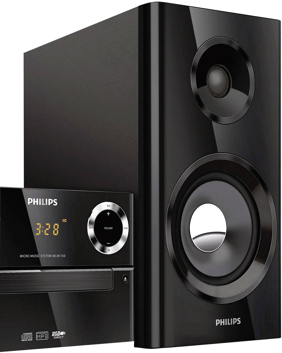 Philips MCM2150 Stereoanlage , Schwarz