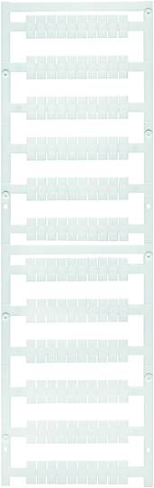 Kunststoffstreifen mit mehreren rechteckigen Aussparungen, symmetrisch angeordnet auf vertikaler Fläche.
