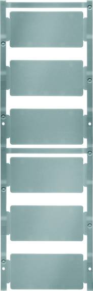 Weidmüller 1934400000 CC 30/60 MC NEUTRAL SI Gerätemarkierung Montage-Art: aufclipsen Beschriftungsfläche: 30 x 60 mm Silber Anzahl Markierer: 30