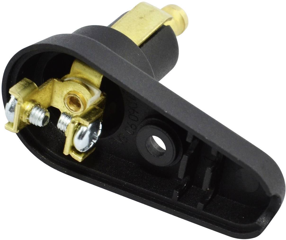 BAAS DIN-Winkelstecker BA12 Belastbarkeit Strom max.=8A Passend für (Details) Normsteckdosen Stecker 6 - 24 V/DC