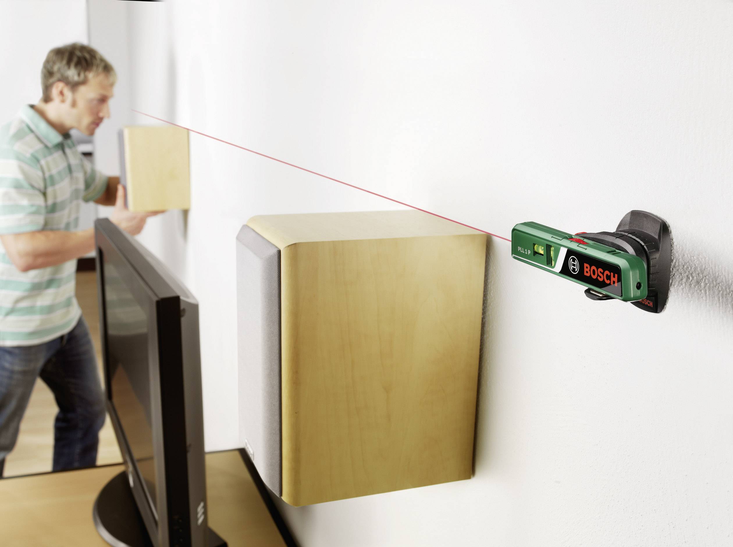 Bosch Home and Garden PLL 1 P 0603663300 Laser-Wasserwaage 20 m 0.5 mm/m