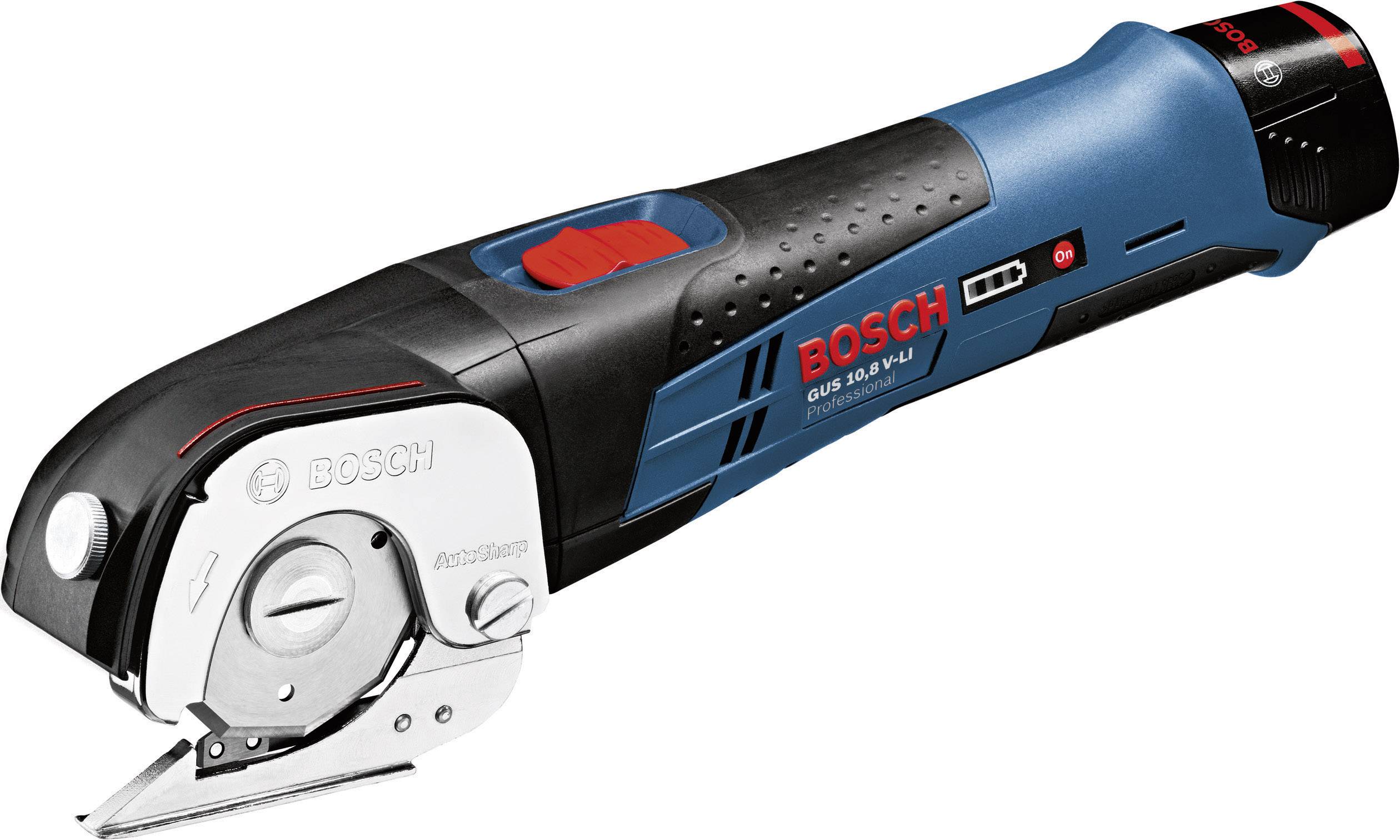Bosch Professional Akku-Universalschere 06019B2904 GUS 10,8 V-LI inkl. 2. Akku, inkl. Ladegerät, in