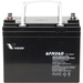 Vision Akkus 6FM36DX Batterie au plomb 12 V 36 Ah plomb (AGM) (l x H x P) 195 x 155 x 130 mm raccord à vis M6 sans entretien