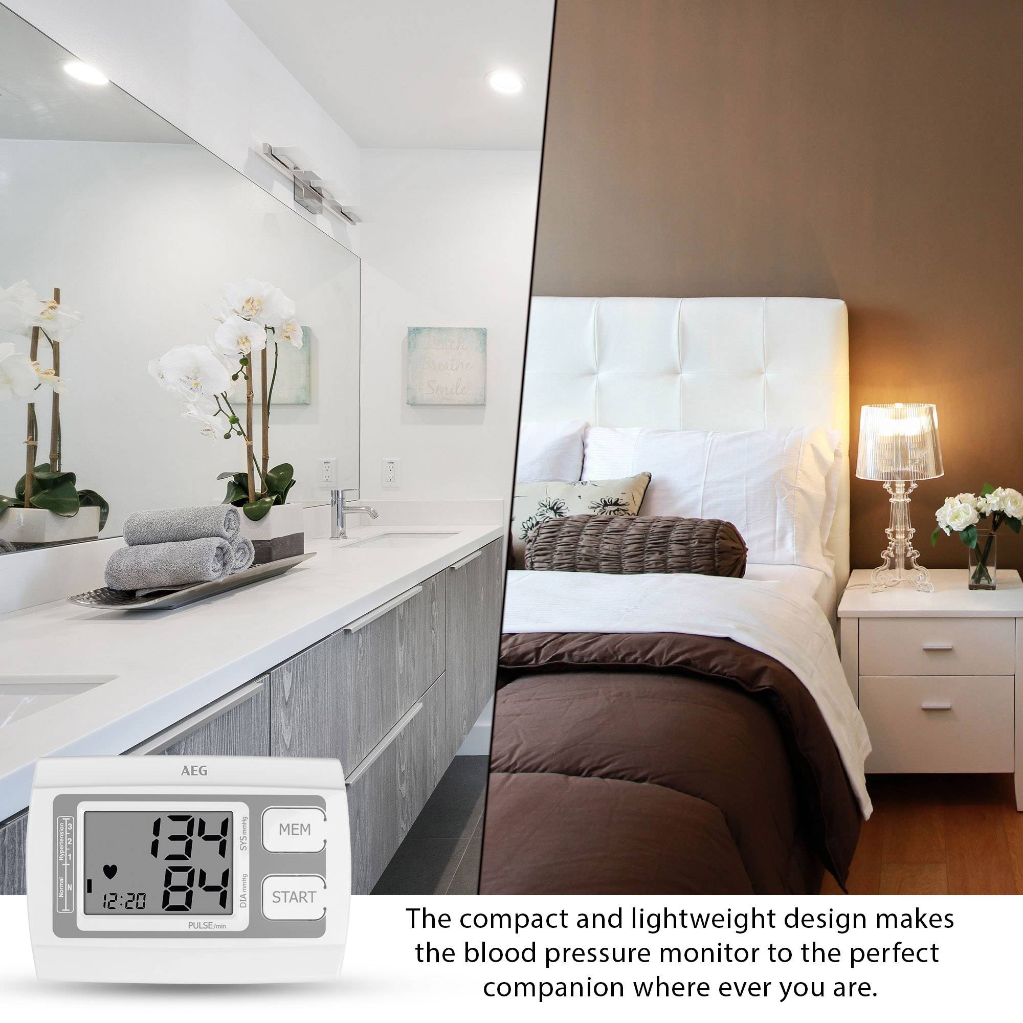 AEG BMG 5611 Oberarm Blutdruckmessgerät 520611