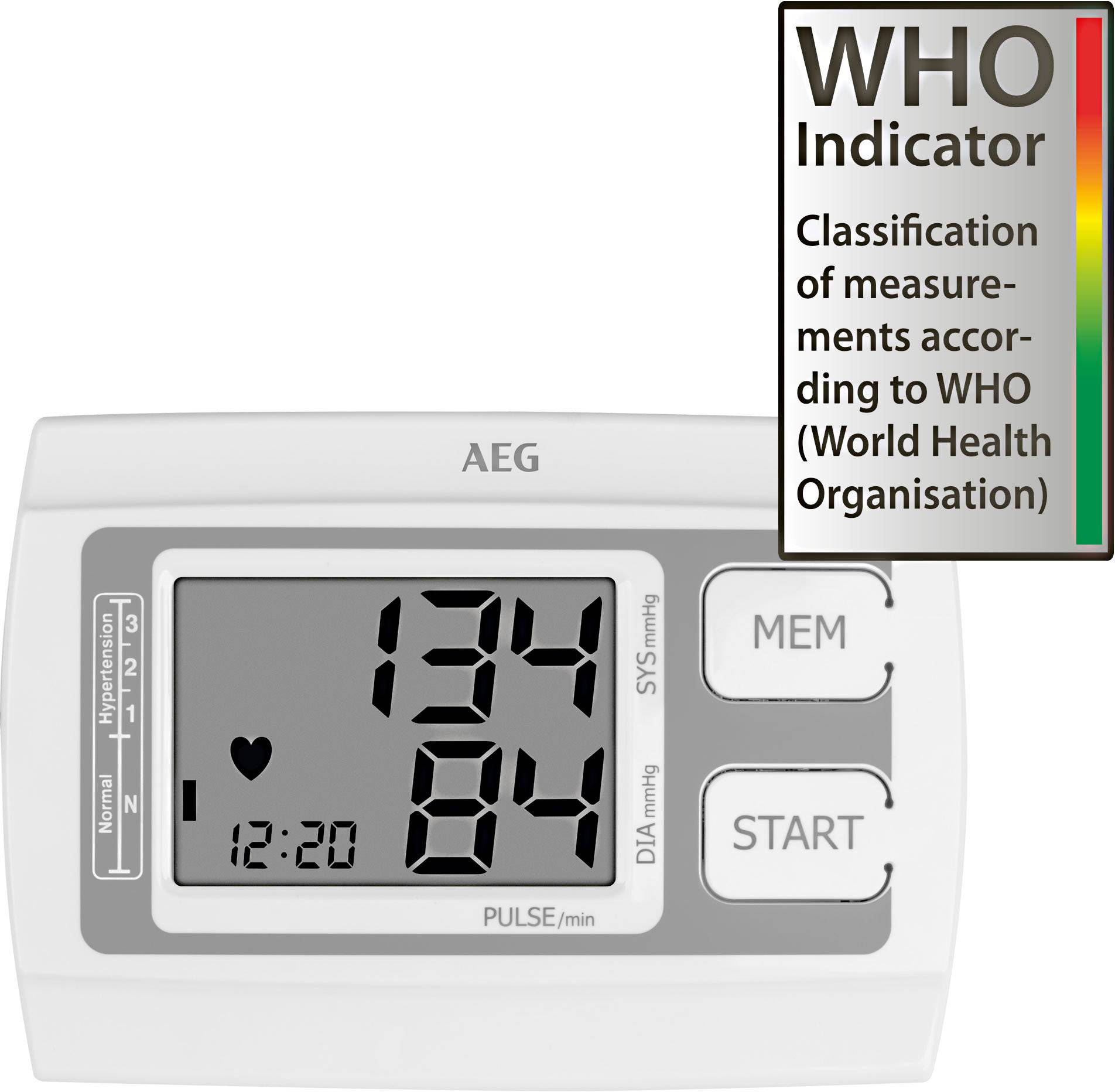 AEG BMG 5611 Oberarm Blutdruckmessgerät 520611