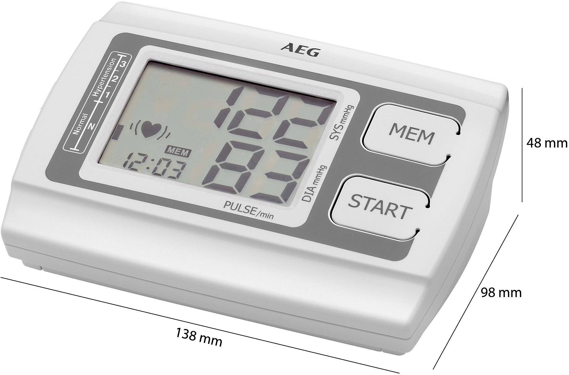 AEG BMG 5611 Oberarm Blutdruckmessgerät 520611