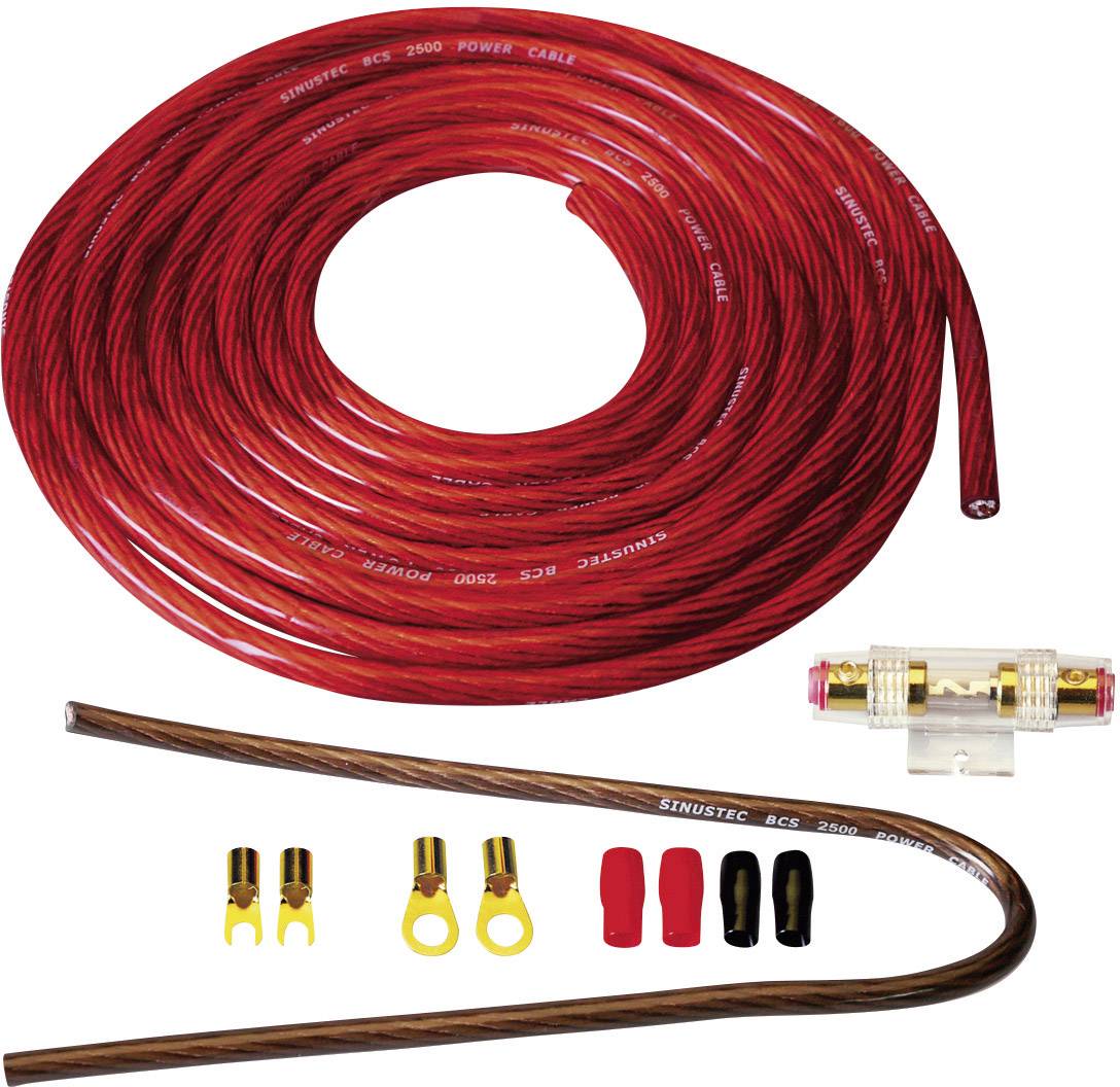 Sinustec BCS-2500 Car HiFi Endstufen-Anschluss-Set 25 mm²