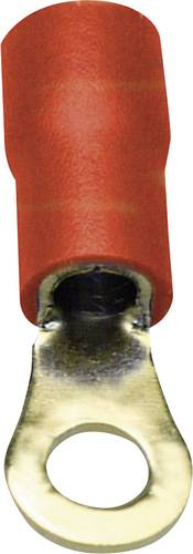 Sinuslive RKS-1,5 P Ringkabelschuh Querschnitt (max.)=1.50mm² Loch-Ø=4mm Teilisoliert Rot 10St.