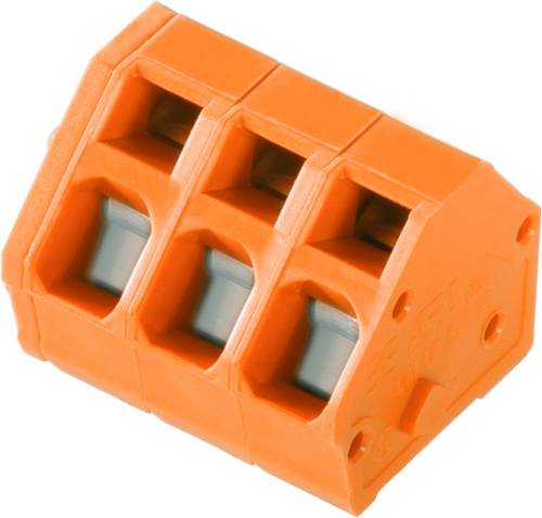 Weidmüller 1960190000 Federkraftklemmblock 2.5 mm² Polzahl 18 Orange 50 St.