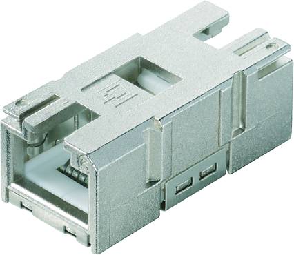 Weidmüller 1962840000 Sensor-/Aktor-Steckverbinder, unkonfektioniert RJ45 Flanscheinsatz 10 St.