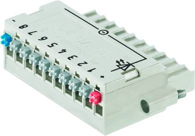 Weidmüller Buchsengehäuse-Kabel BL/SL Polzahl Gesamt 10 Rastermaß: 3.50mm 1965940000 20St.