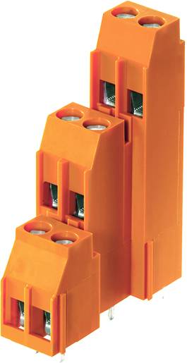 Weidmüller 1979080000 Dreistockklemme 4mm² Polzahl 18 Orange 25St.