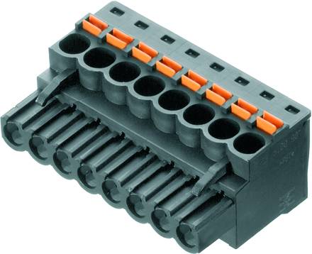 Weidmüller Buchsengehäuse-Kabel BL/SL Polzahl Gesamt 8 Rastermaß: 5mm 1979330000 42St.