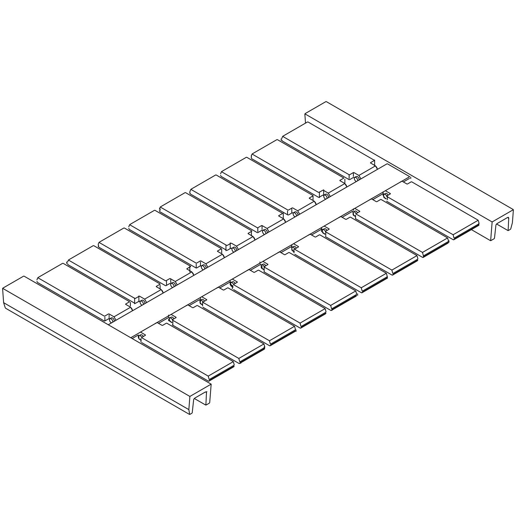 Weidmüller KOPL MCZ 1.5 Hutschienen-Gehäuse Basiselement 18St.