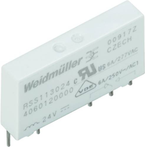 Weidmüller RSS113012 12VDC-REL1U Steckrelais 12 V/DC 6 A 1 Wechsler 20 St.