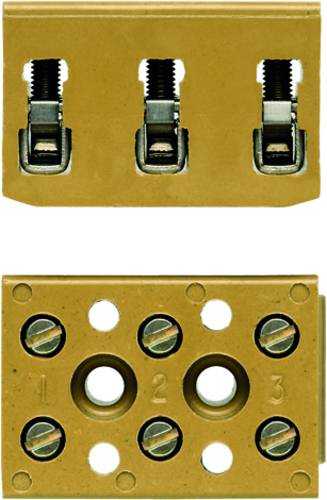 Weidmüller 7906080000 Klemmleiste Schrauben Mittelgelb 100 St.