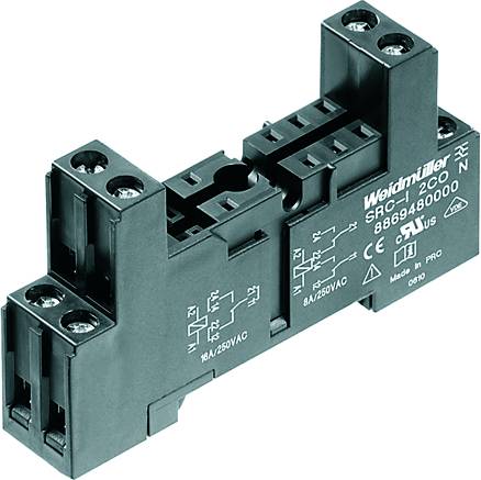 Weidmüller SRC-I 2CO N Relaissockel Passend für Serie (Relais): Weidmüller Serie RIDERSERIES (L x B x H) 45 x 15.8 x 77 mm 10 St.