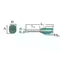 Weidmüller 9037740000 Zwillings-Aderendhülse 16mm² Teilisoliert Weiß 50St. Weidmüller 9037740000 Zwillings-Aderendhülse 16mm² Teilisoliert Weiß 50St.
