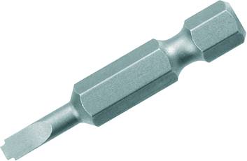 Weidmüller BIT E6.3 Z Schlitz-Bit 4mm Chrom-Vanadium Stahl gehärtet E 6.3 10St.