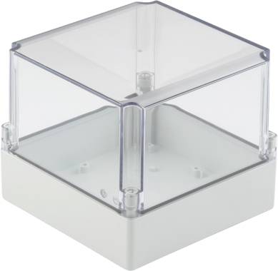 Weidmüller MPC 17/17/15 TRSP 9535440000 Universal-Gehäuse 175 x 175 x 150 Polycarbonat Lichtgrau, Transparent 4 St.