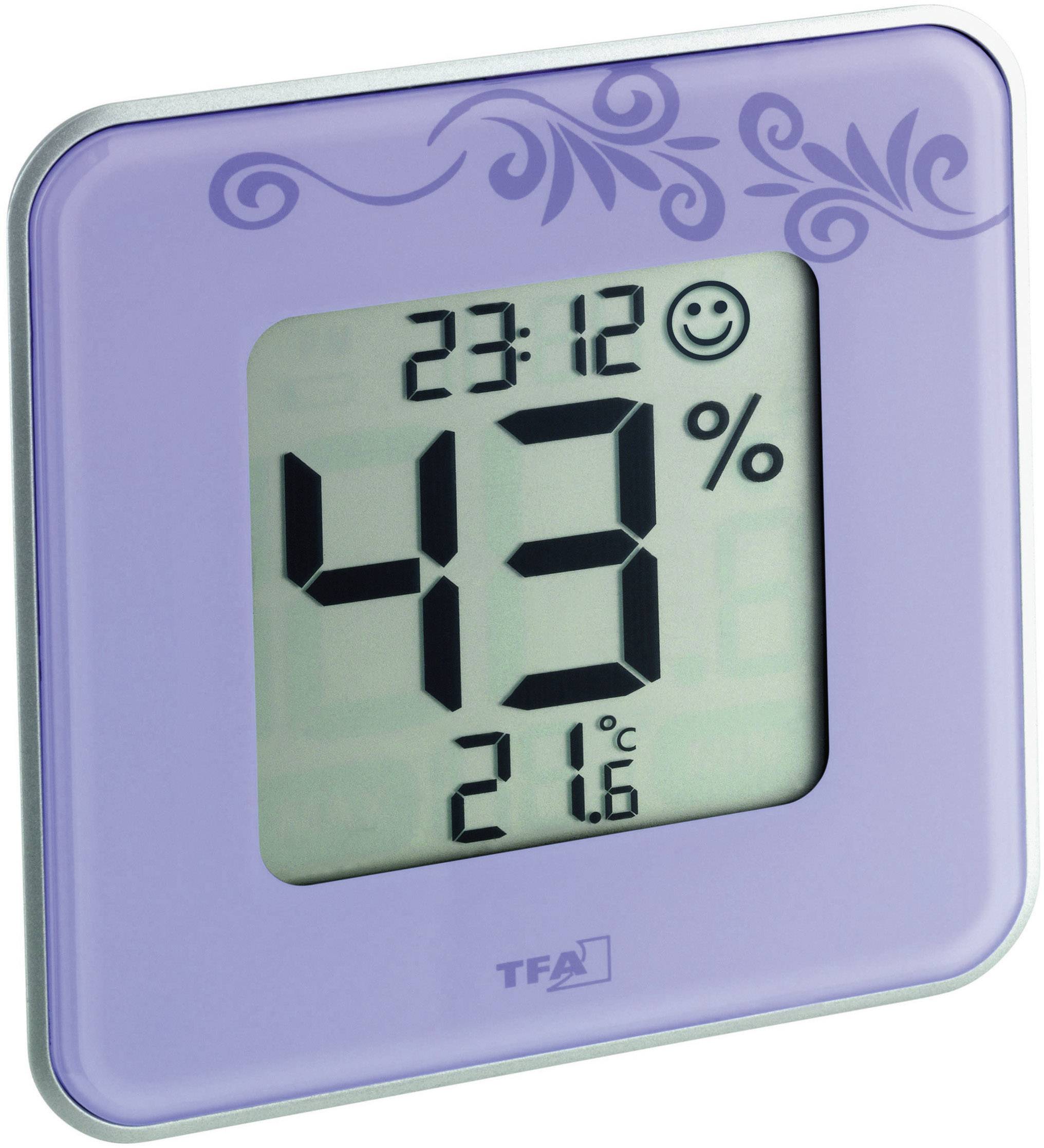 TFA Dostmann Style Thermo-/Hygrometer Lila