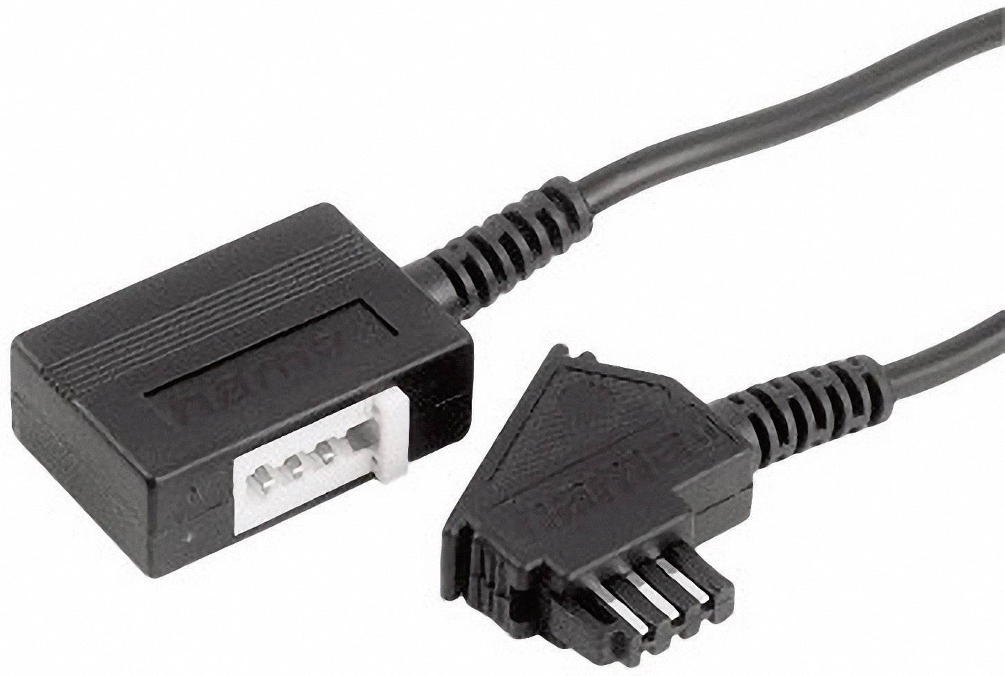 Hama Telefon (analog) Verlängerungskabel [1x TAE-U-Stecker - 1x TAE-U-Buchse] 3.00 m Schwarz