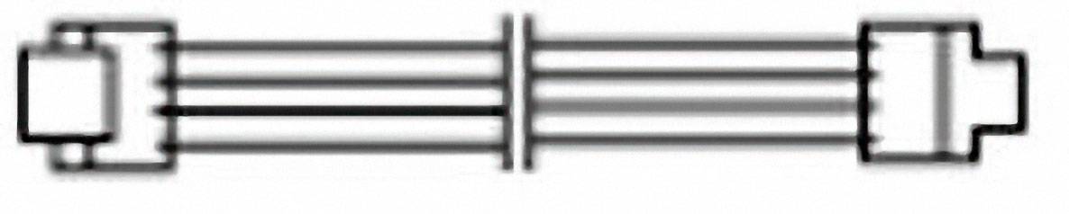 Hama DSL Anschlusskabel [1x RJ45-Stecker 8p4c - 1x RJ11-Stecker 6p4c] 3.00m Schwarz