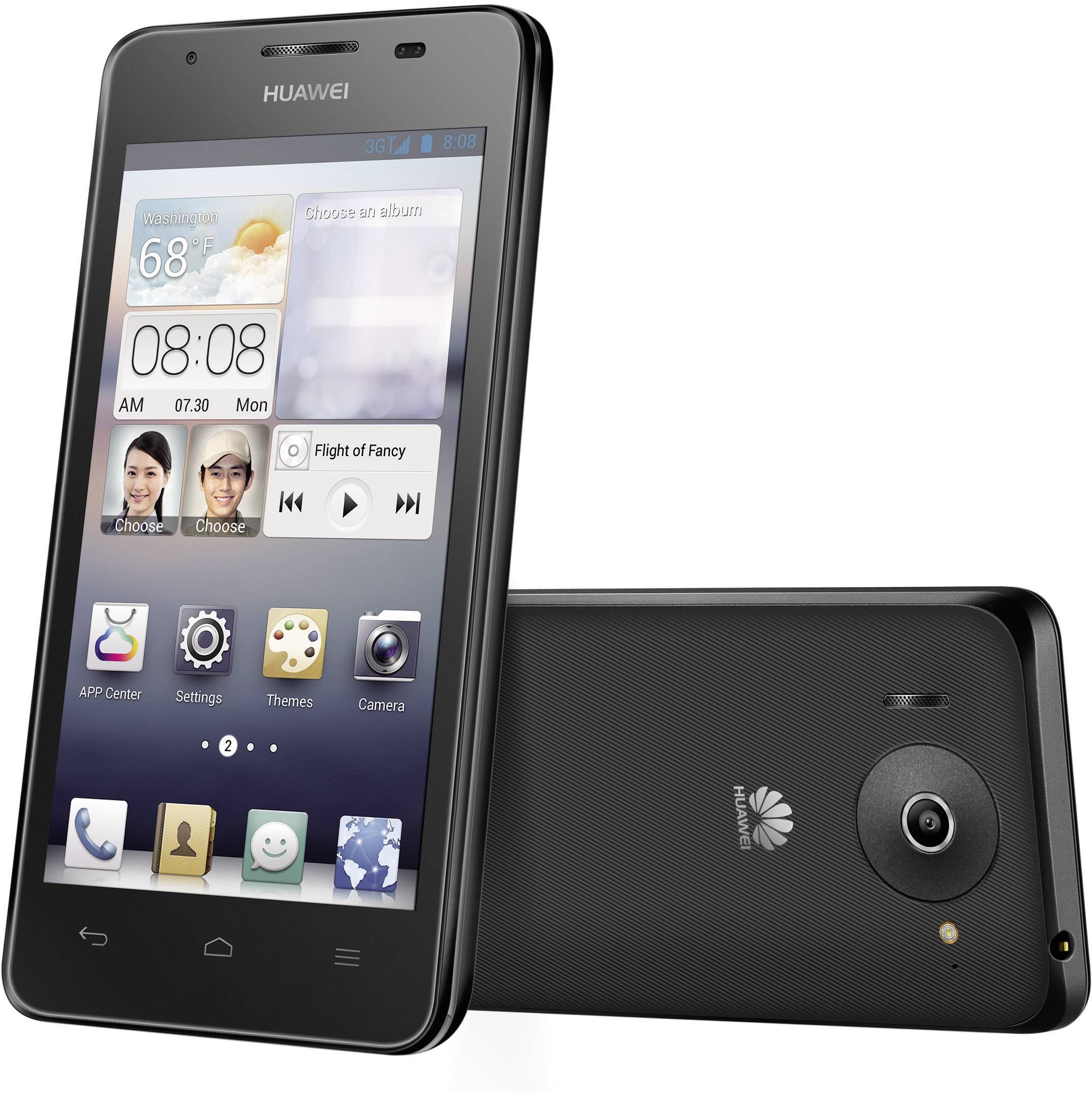 HUAWEI Ascend G510 Smartphone 11.4 cm (4.5 Zoll) Schwarz Android™ 4.1 Dual-SIM
