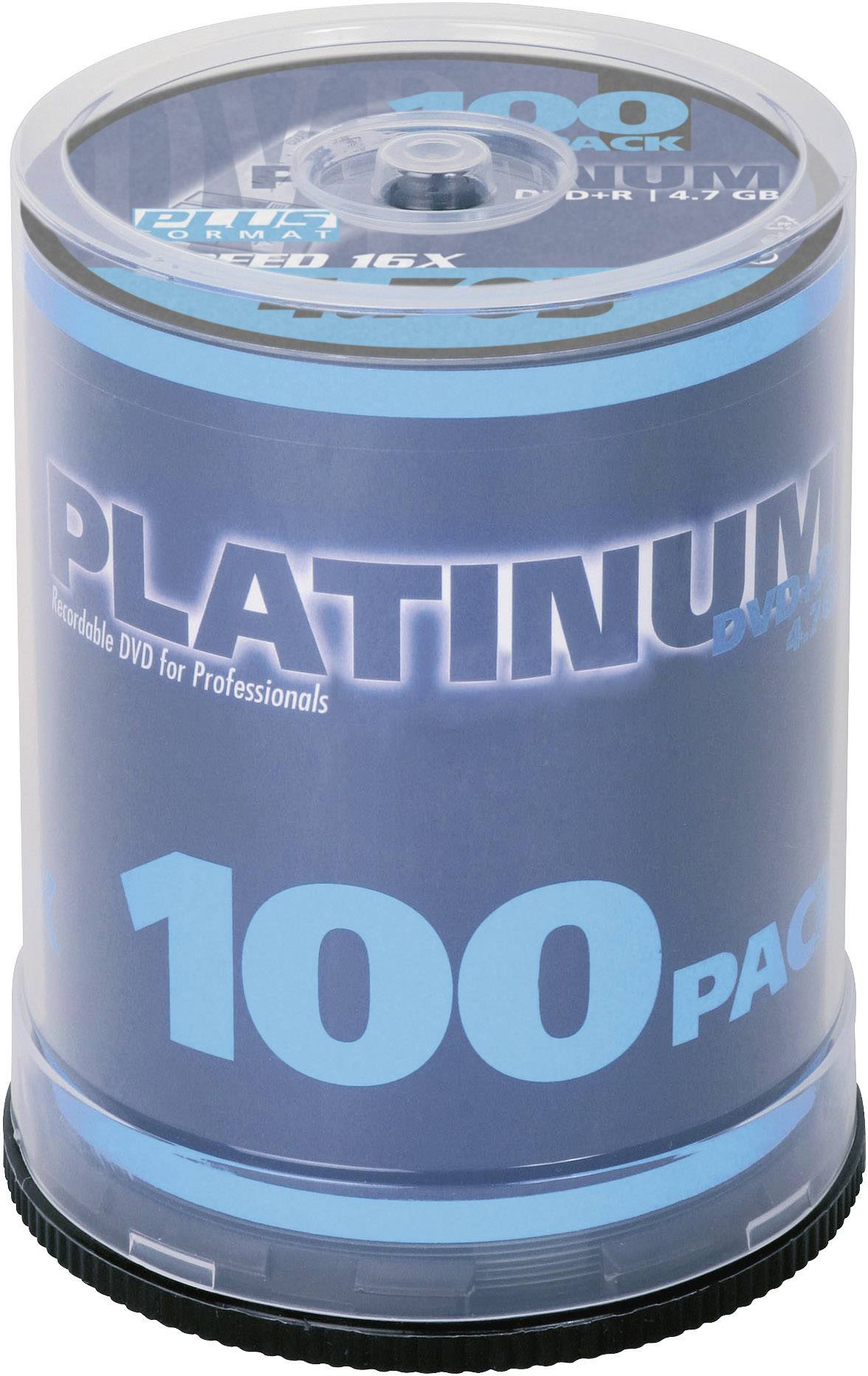 PLATINUM DVD+R 4,7GB 16X 100ER SPINDEL