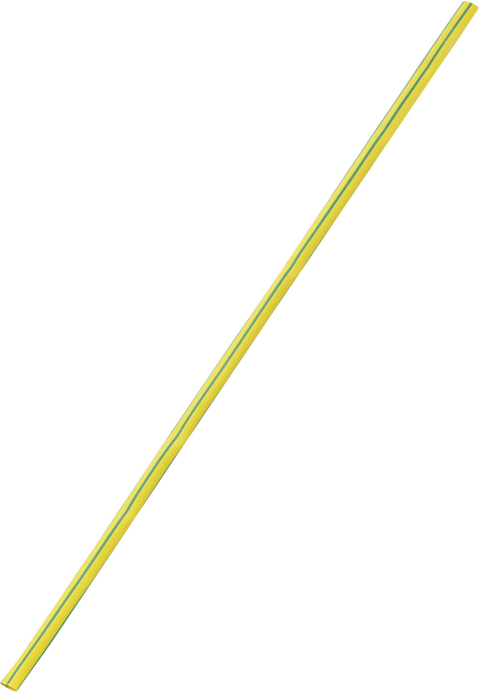 Gelb-grünes Erdungskabel, schräg dargestellt, zur elektrischen Sicherheitsverbindung.