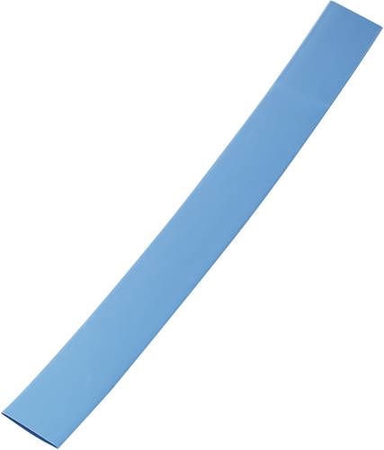 Schrumpfschlauch ohne Kleber Blau 18mm 6mm Schrumpfrate:3:1 Meterware