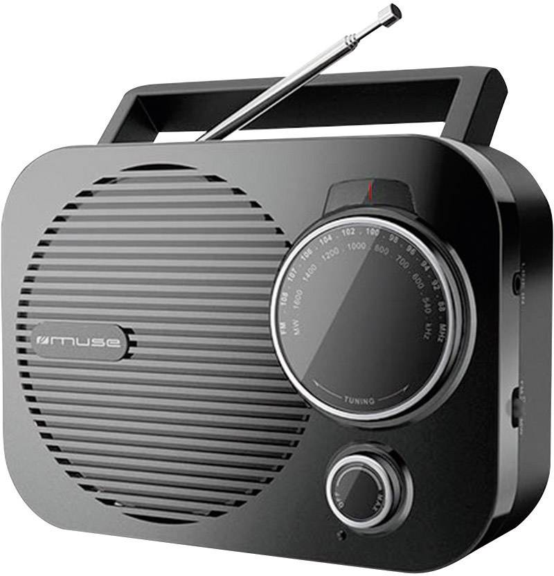 Muse M 050 R Kofferradio UKW, MW Schwarz