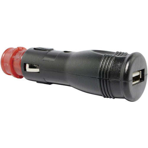 BAAS Universal-Steckeradapter USB3 Belastbarkeit Strom max.=1A Passend für (Details) Zigarettenanzünder, Norm-Steckdosen, USB-A
