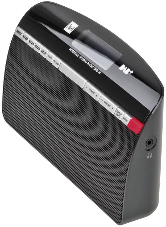 Dual DAB 14 Kofferradio DAB+, UKW Schwarz