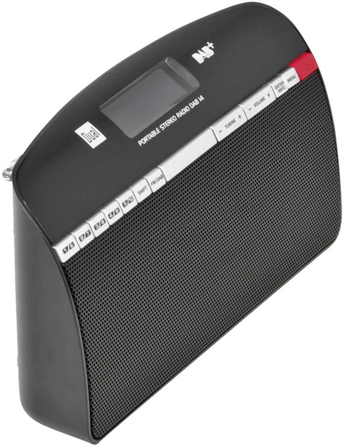 Dual DAB 14 Kofferradio DAB+, UKW Schwarz