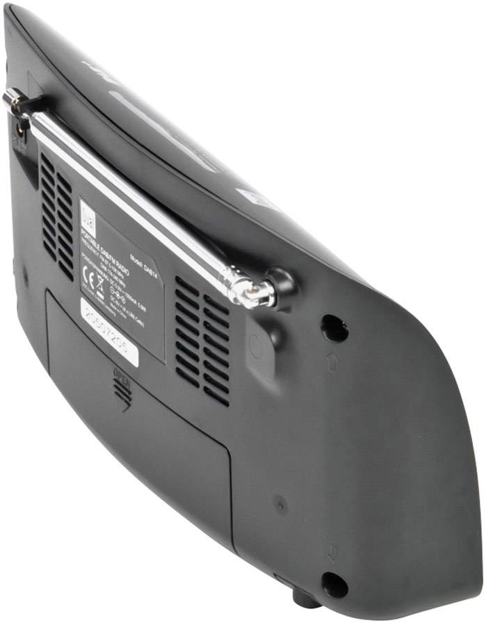 Dual DAB 14 Kofferradio DAB+, UKW Schwarz