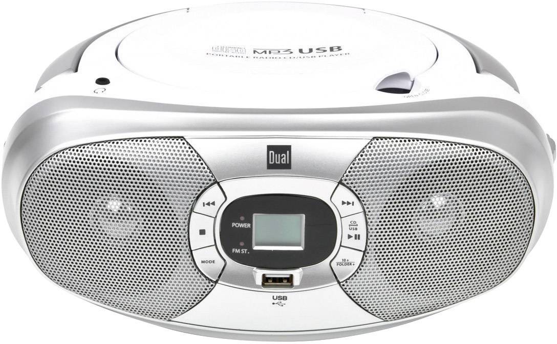 Dual P390 CD-Radio UKW, MW CD, USB Weiß