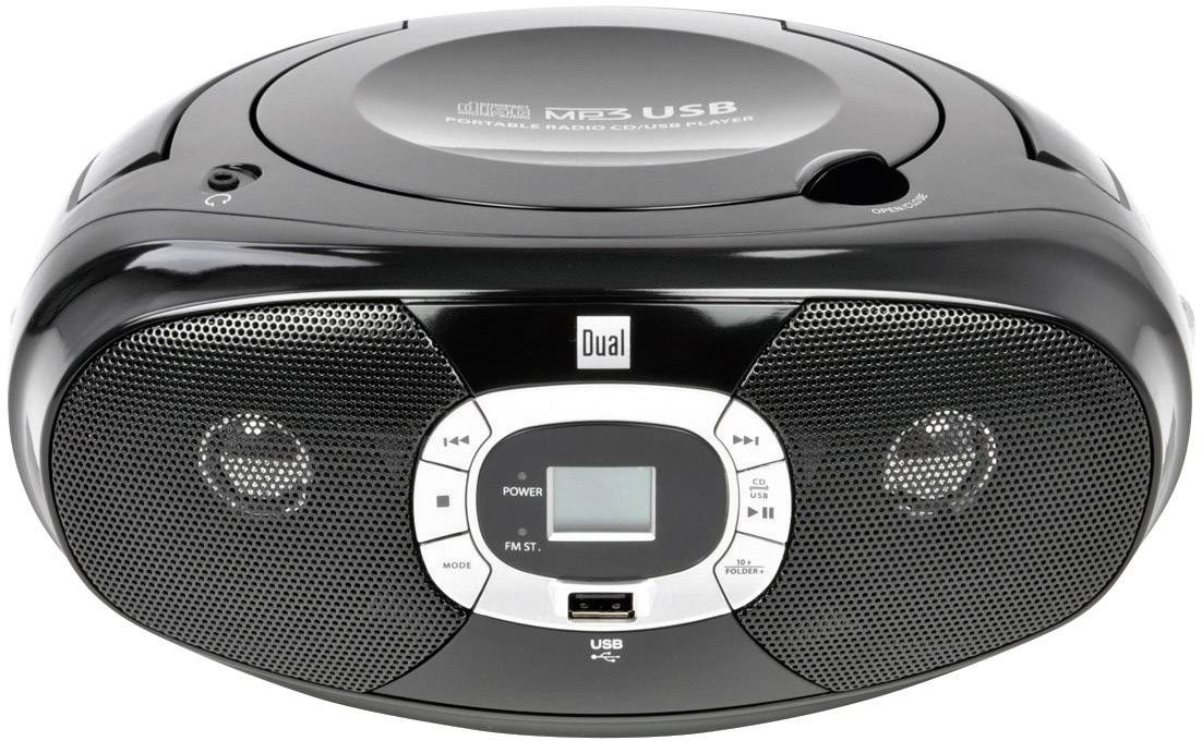 Dual P 390 CD-Radio UKW, MW CD, USB Schwarz