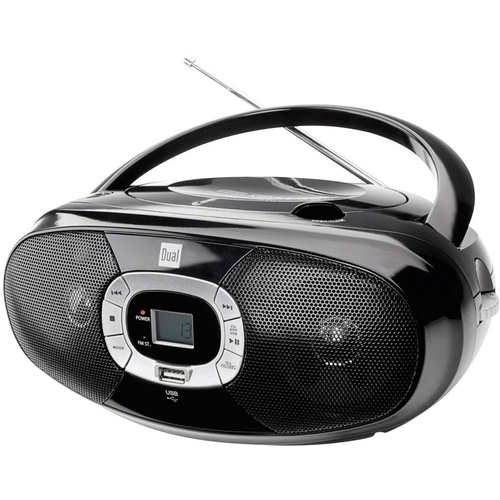 Dual P 390 CD-Radio UKW, MW CD, USB Schwarz