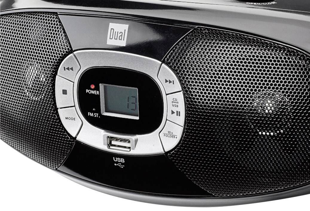 Dual P 390 CD-Radio UKW, MW CD, USB Schwarz