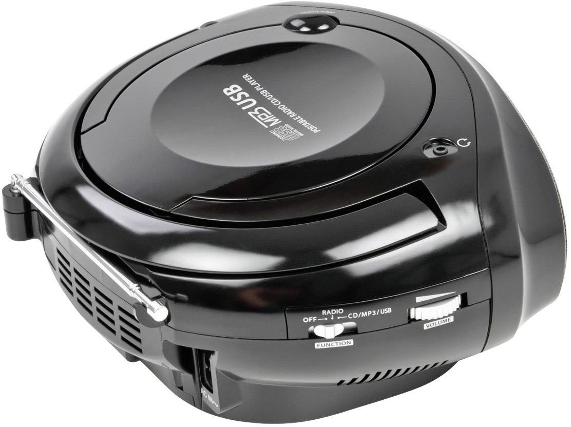 Dual P 390 CD-Radio UKW, MW CD, USB Schwarz