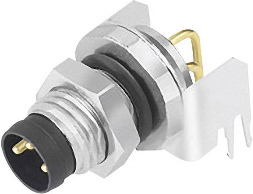 Binder 09 3419 82 03 Sensor-/Aktor-EinbausteckverM8 Stecker, gewinkelt Polzahl Sensoren: 3 1
