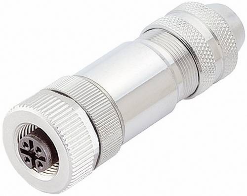 Binder 99 1492 812 12 Sensor-/Aktor-Steckverbinder, unkonfektioniert M12 Buchse, gerade Polzahl Sen